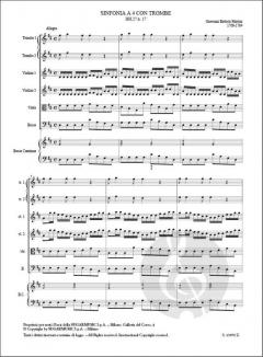 Sinfonia a 4 con trombe HH.27 n. 17 