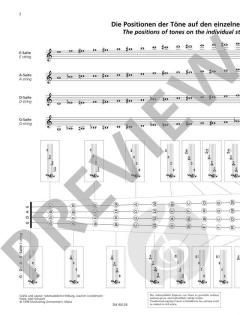 Grifftabelle für Violine im Alle Noten Shop kaufen