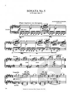 Sonata No. 5 in F sharp Major, Op. 53 von Alexander Skrjabin 