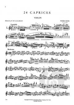 24 Caprices von Pierre Rode 