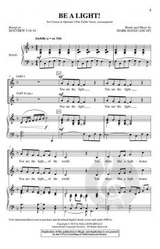 Be a Light! von Mark Hayes 