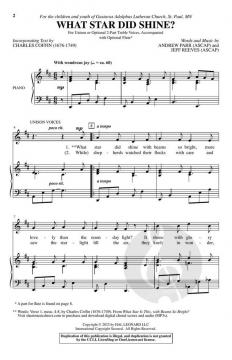 What Star Did Shine? 