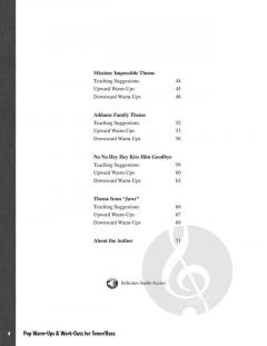 Pop Warm-Ups and Work-Outs for Tenor/Bass 