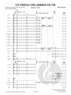 Un Oiseau des arbres de Vie (Oiseau Tui) pour Orchestre von Olivier Messiaen im Alle Noten Shop kaufen