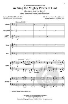 We Sing the Mighty Power of God 