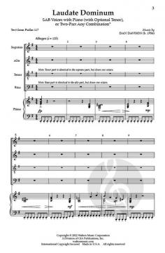 Laudate Dominum von Dan Davison 
