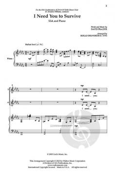 I Need You to Survive von David Frazier 