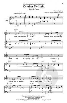 October Twilight von Casper Christensen 
