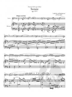 Sonaten für Violine und Klavier I op. 12, op. 23, op. 24 Band 1 im Alle Noten Shop kaufen
