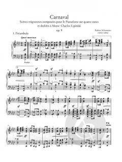 Carnaval op. 9 von Robert Schumann 