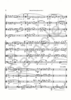 Streichquartett Nr. 2 von Ursula Mamlok im Alle Noten Shop kaufen