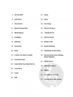 Taylor Swift - Super Easy Songbook - 2nd Edition 