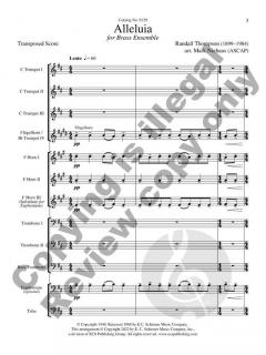 Alleluia von Randall Thompson 