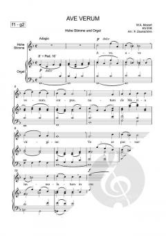 Ave verum von Wolfgang Amadeus Mozart 