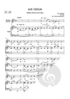 Ave verum von Wolfgang Amadeus Mozart 