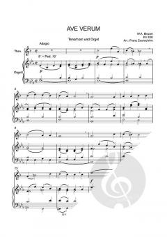 Ave verum von Wolfgang Amadeus Mozart 