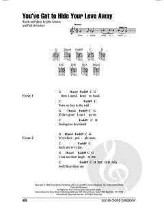 The Beatles Guitar Chord Fake Book 