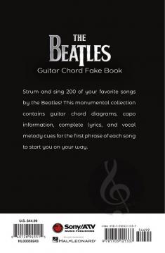 The Beatles Guitar Chord Fake Book 
