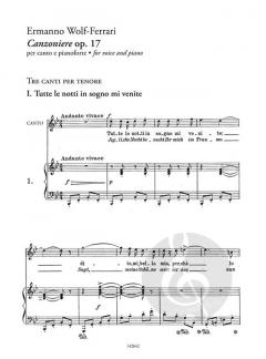 Canzoniere op. 17 - Liriche per tenore 