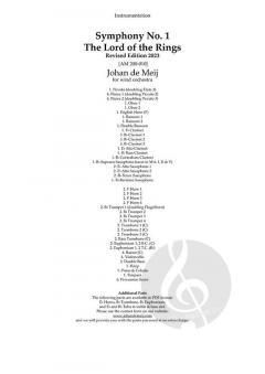 Symphony No. 1 The Lord of the Rings (complete ed) 