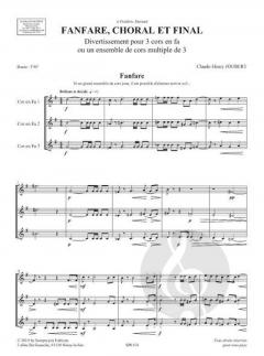 Fanfare, Choral et Final von Claude-Henry Joubert 