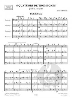 6 quatuors de trombones 