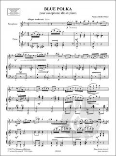 Blue Polka von Patrice Bernard 