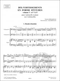 Dix Vertissements En Forme D'Etudes 1 