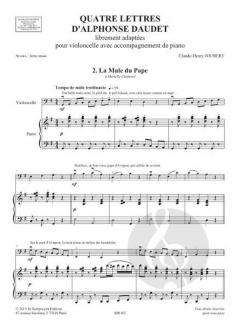 4 lettres d'Alphonse Daudet 2 von Claude-Henry Joubert 