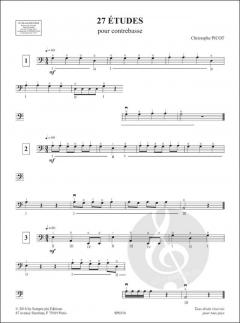 27 Etudes von Christophe Picot 