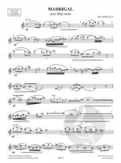 Madrigal von Max Méreaux 