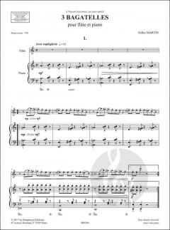 3 Bagatelles von Gilles Martin 