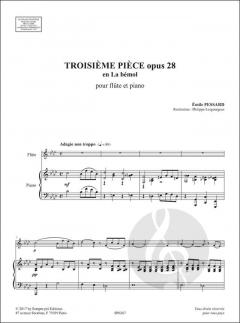 Troisième Pièce op. 28 En La Bémol 