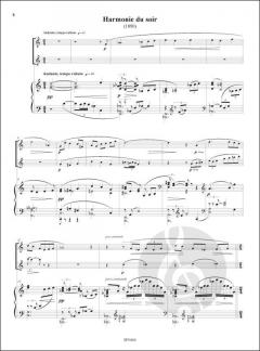 5 Melodies von Claude Debussy 