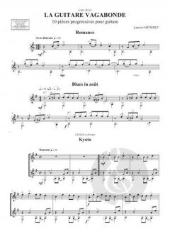 La guitare vagabonde, 10 pièces von Laurent Méneret 