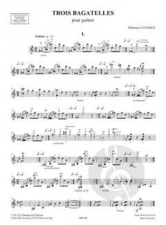 Trois bagatelles von Sébastien Llinares 