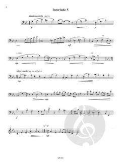 Cinq interludes pour le cor grave von Pascal Proust 