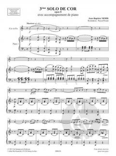 3ème solo de cor opus 8 von Jean-Baptiste Mohr 