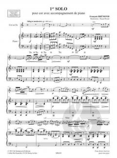 1er solo von François Brémond 