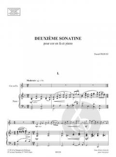 Deuxième Sonatine von Pascal Proust 