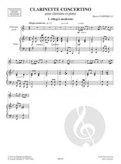 Clarinette Concertino von Bruno Camporelli im Alle Noten Shop kaufen
