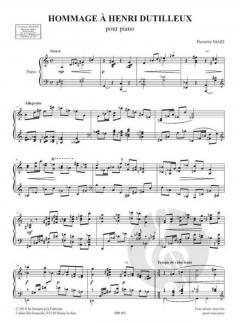 Hommage à Henri Dutilleux von Pierrette Mari 