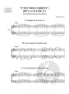 C'est moi j'arrive, dit la clé de fa 
