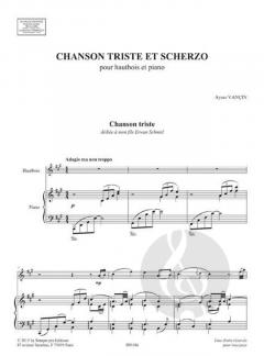 Chanson triste et Scherzo von Ayser Vançin 