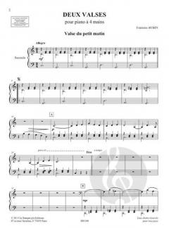 2 Valses von Francine Aubin 