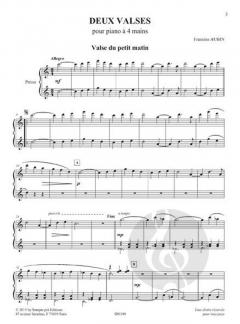 2 Valses von Francine Aubin 