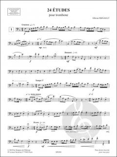 24 Etudes von Olivier Renault 