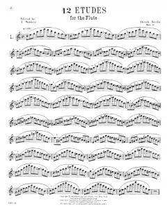 12 Etüden op. 15 von Theobald Böhm 