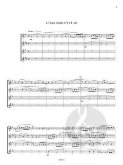 6 fugues de L'art de la fugue von Johann Sebastian Bach 