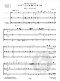 Elegie et Scherzo von Marc Lys 
